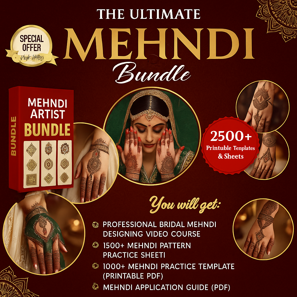 trendy Mehndi Designs Bundle