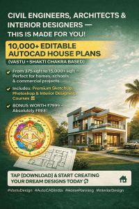 Download free 10000+ Editable AutoCAD House Plans